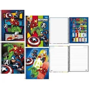 CADERNO 1X1 C.D. AVENGERS FIT